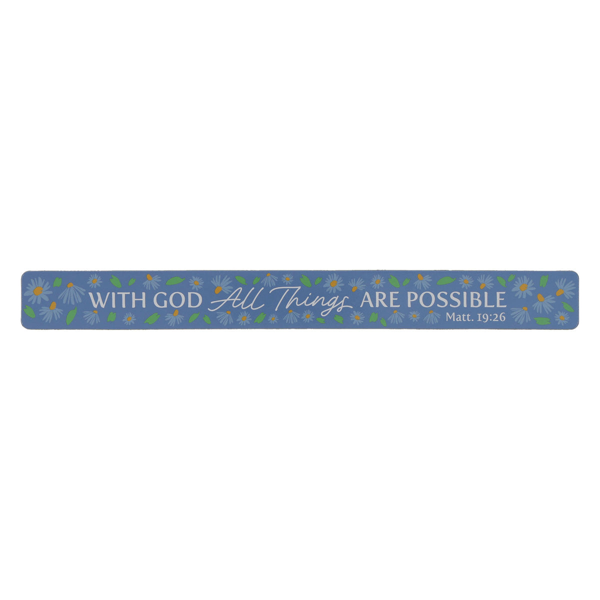 With God All Things Are Possible Magnetic Strip