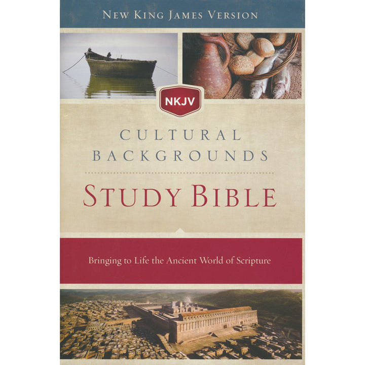 NKJV Cultural Backgrounds Study Bible Red Letter Edition (Hardcover)