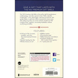 NIV Navy Imitation Leather Premium Gift Bible Red Letter Comfort Print