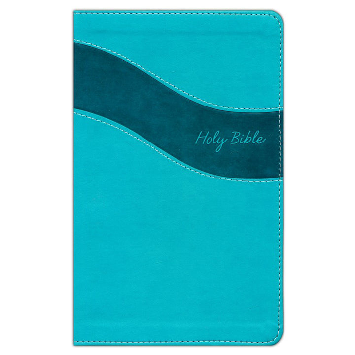 NIV Teal Imitation Leather Premium Gift Bible Red Letter Comfort Print