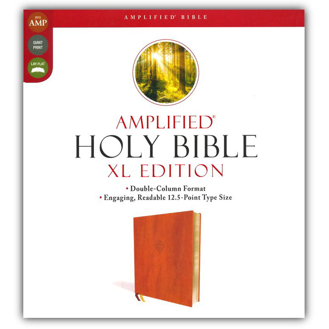 Amplified Holy Bible XL Edition Brown (Imitation Leather With Ribbon Markers)
