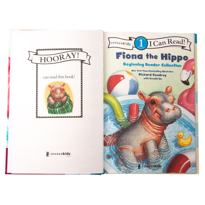 Fiona the Hippo Bulk 4-Books-in-1 Beginning Reader Collection (Hardcover)