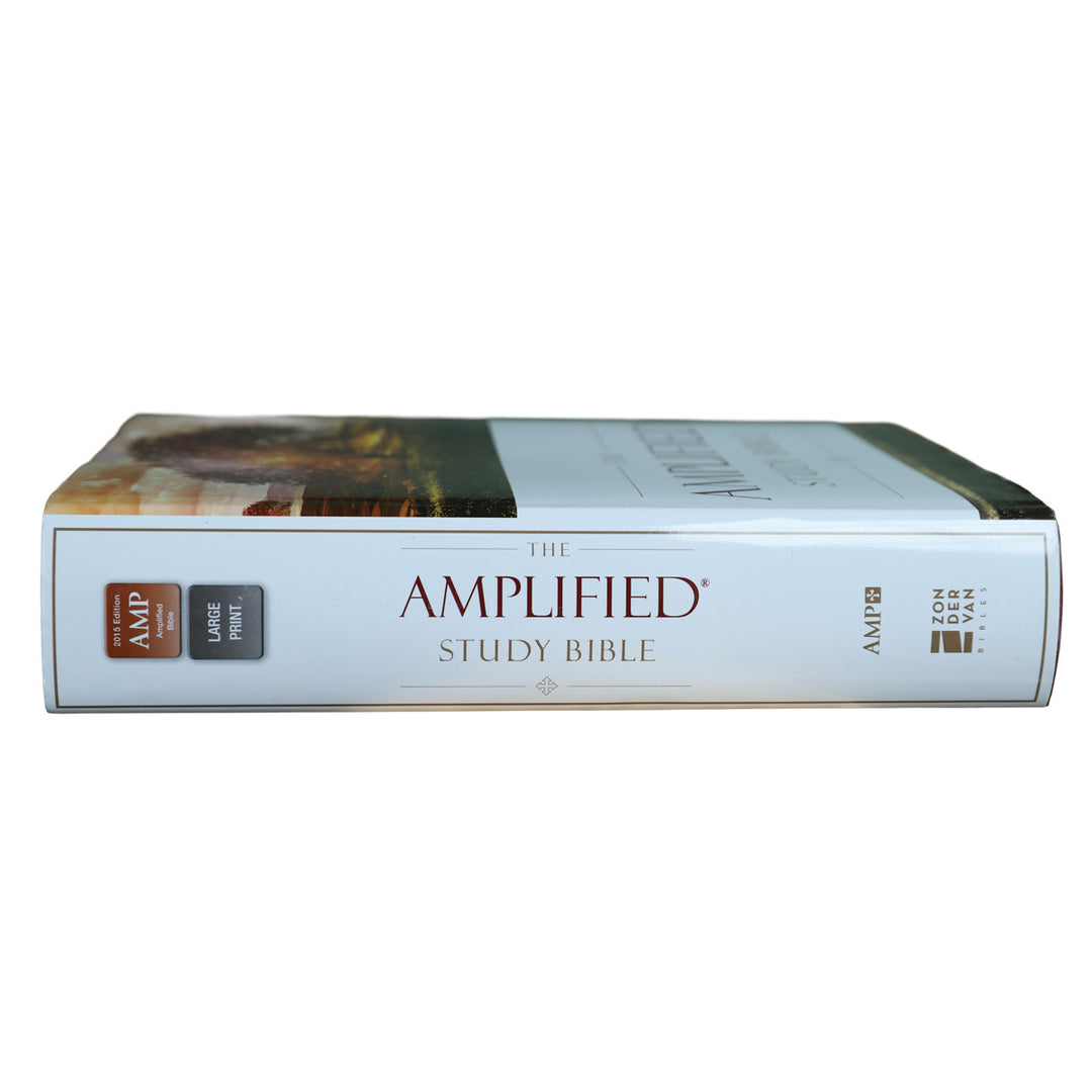 Amplified Study Bible Large Print (Hardcover)