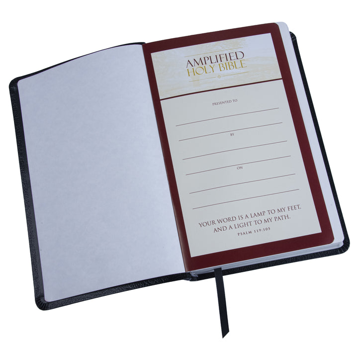 Amplified Holy Bible Black (Bonded Leather)