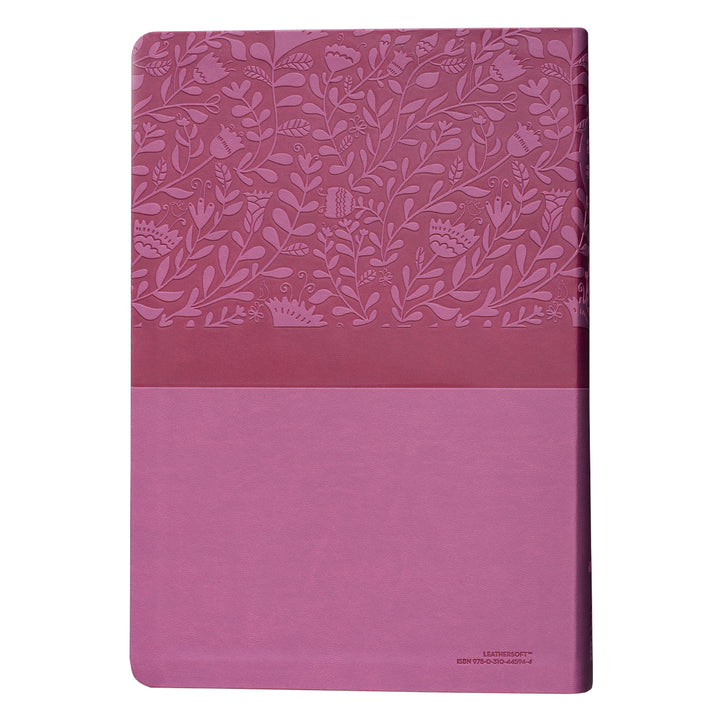 NIV Reference Bible Red Letter Super Giant Print Pink (Imitation Leather)