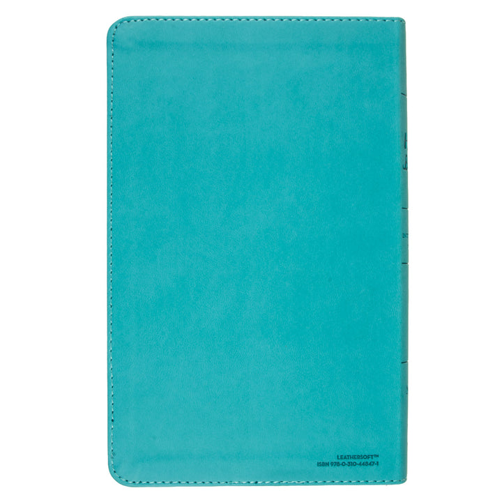 NIV Faux Leather Value Thinline Bible Teal Comfort Print