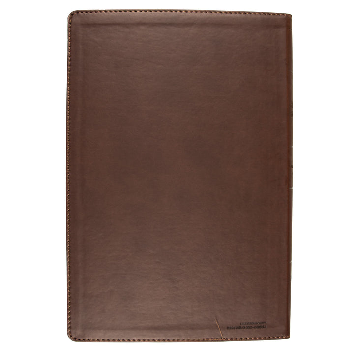 NIV Brown Faux Leather Value Thinline Bible Large Print (Comfort Print)