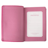 NIV Value Thinline Bible Large Print Pink (Comfort Print)(Imitation Leather)
