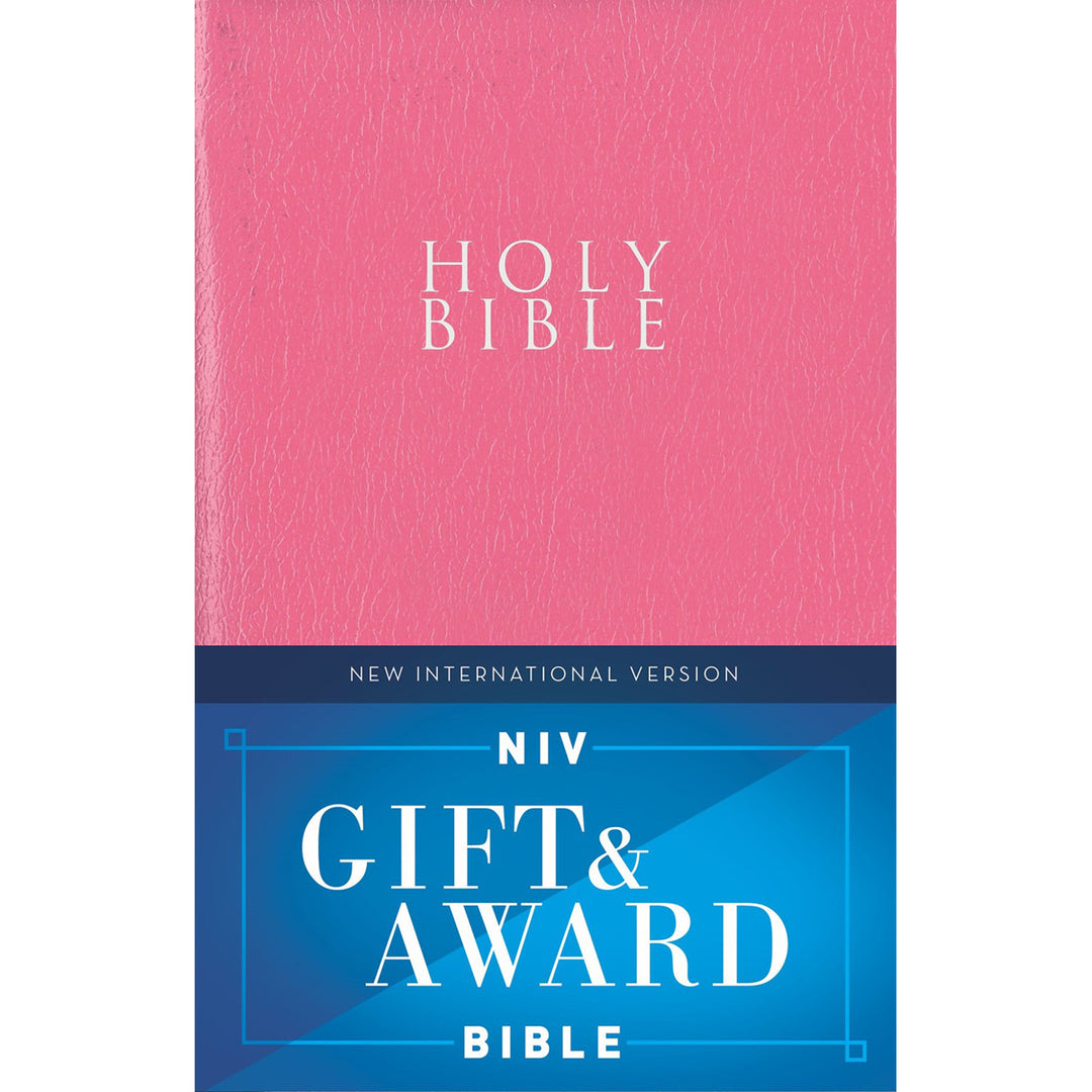 NIV Gift & Award Bible Red Letter Edition Pink (Comfort Print)(Paperback)
