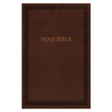 NIV Brown Faux Leather Holy Bible Soft Touch Edition Bible Comfort Print