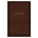 NIV Brown Faux Leather Holy Bible Soft Touch Edition Bible Comfort Print