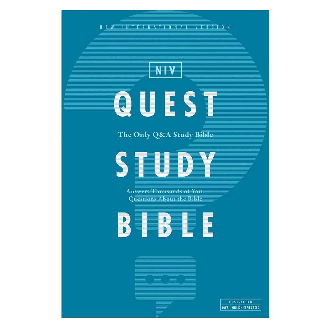 NIV Teal Hardcover Quest Study Bible: The Only Q&A Study Bible Comfort Print