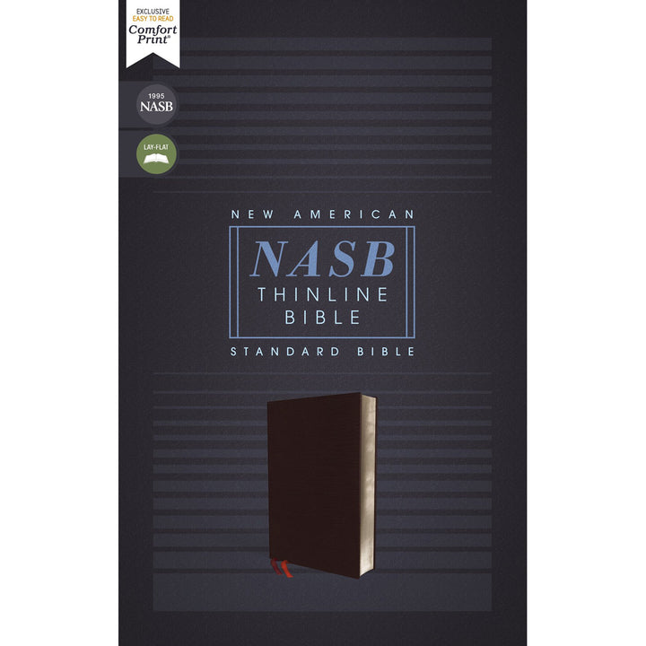 NASB Thinline Bible 1995 Red Letter Burgundy (Comfort Print)(Bonded Leather)