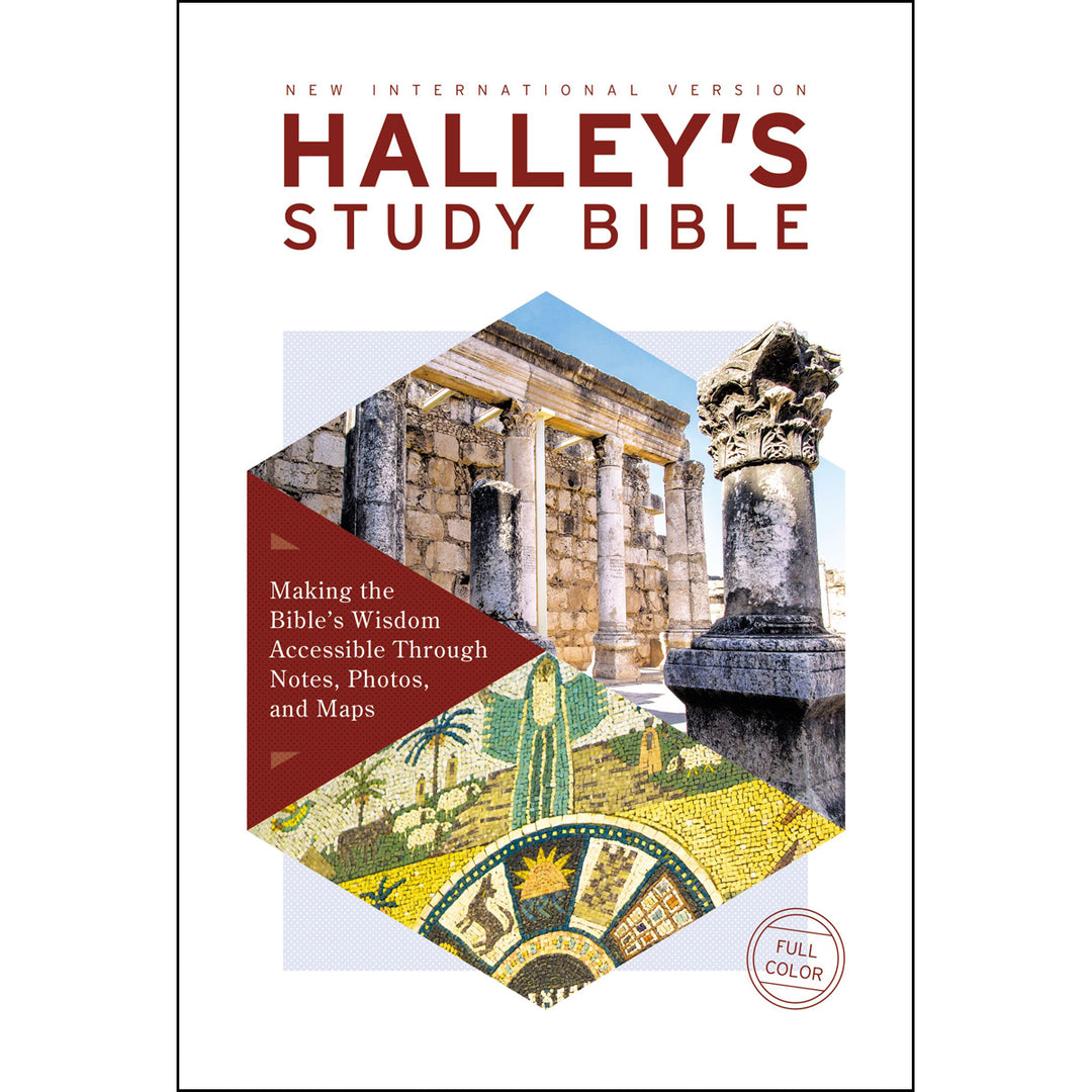 NIV Halley's Study Bible Red Letter Edition (Comfort Print)(Hardcover)