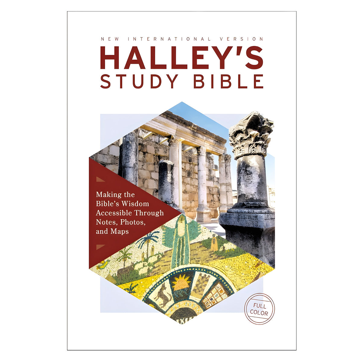 NIV Halley's Study Bible Red Letter Edition (Comfort Print)(Hardcover)