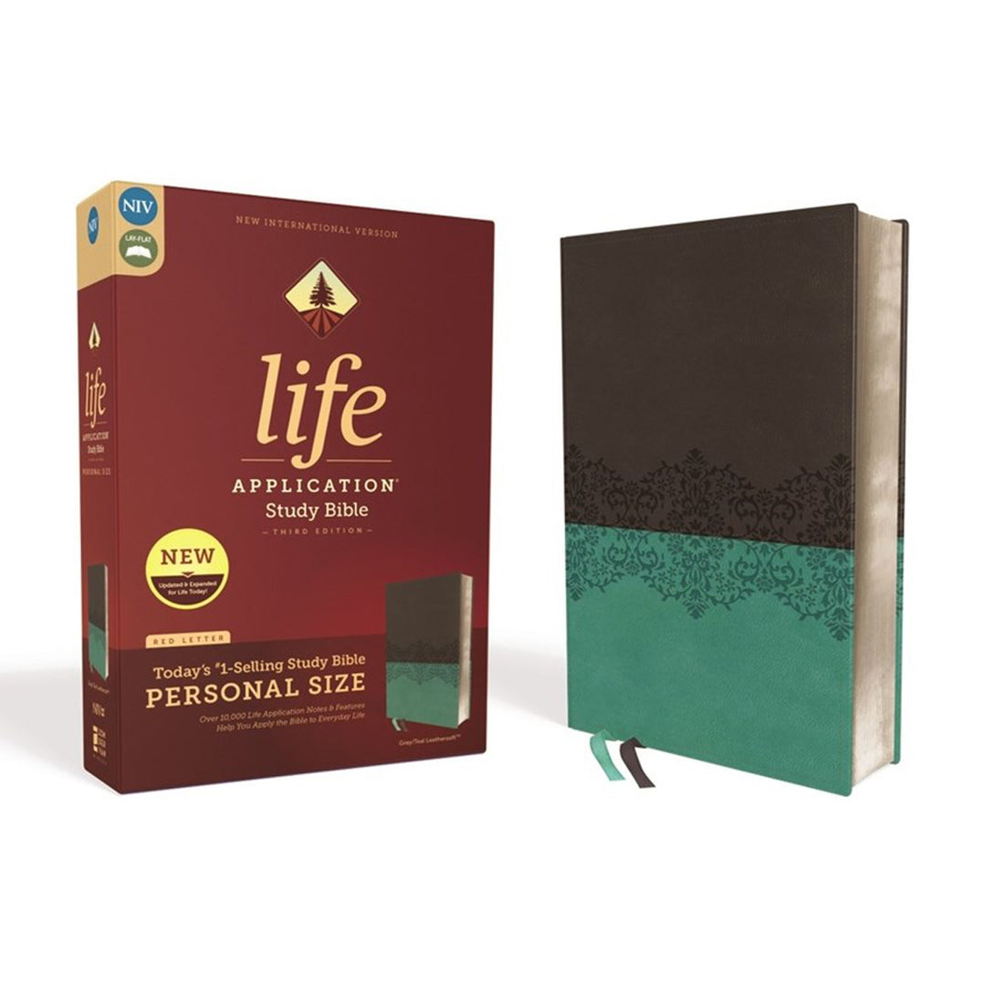 NIV Life Application Study Bible 3rd Edition P / Size Red Let Gray (Imitation Leather)