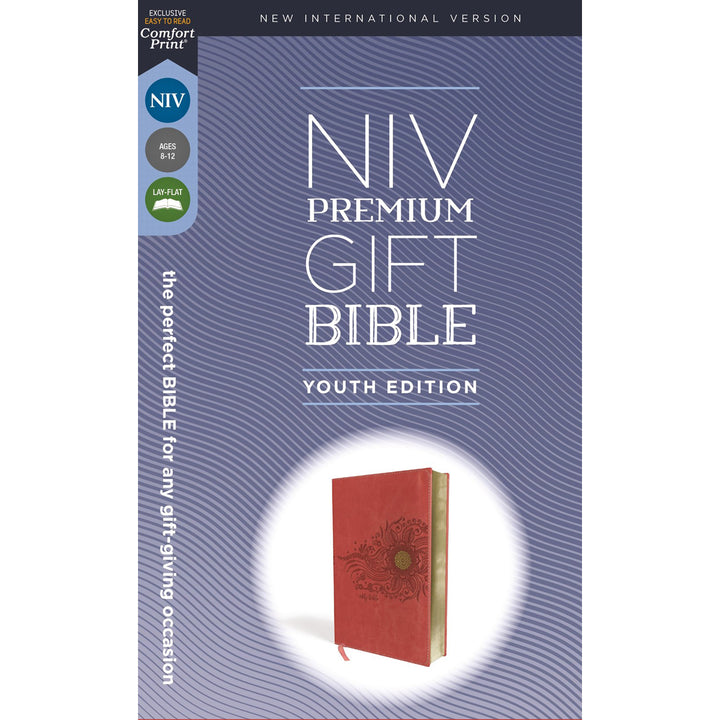 NIV Premium Gift Bible Youth Red Letter Coral (Comfort Print)(Imitation Leather)