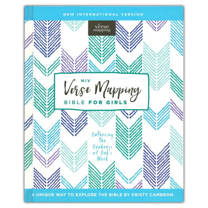 NIV Verse Mapping Bible For Girls (Comfort Print)(Hardcover)