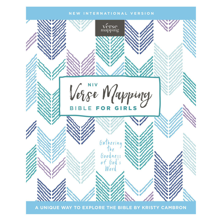 NIV Verse Mapping Bible For Girls (Comfort Print)(Hardcover)