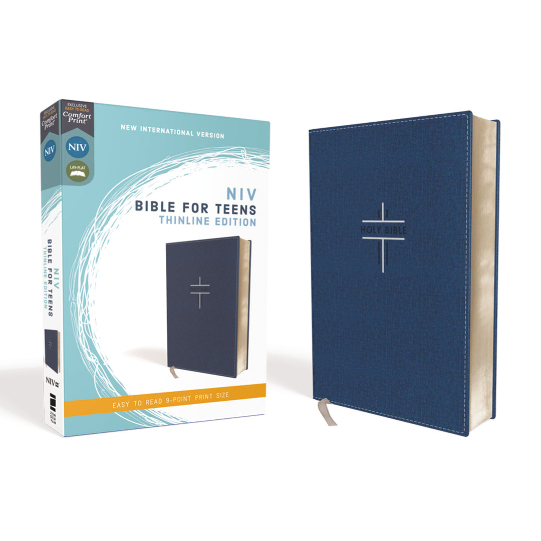 NIV Bible For Teens Thinline Edition Red Letter Edition Blue (Comfort Print)(Imitation Leather)