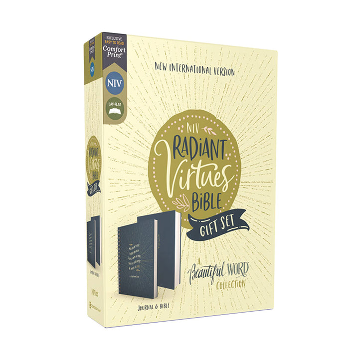 NIV Radiant Virtues Bible And Journal Gift Set (Beautiful Word)(Hardcover)