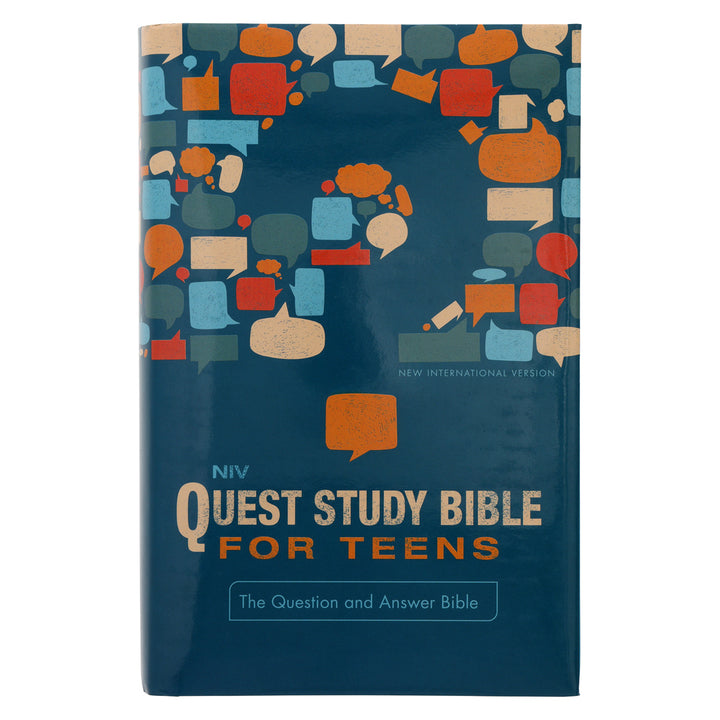 NIV Navy Hardcover Quest Study Bible for Teens Comfort Print