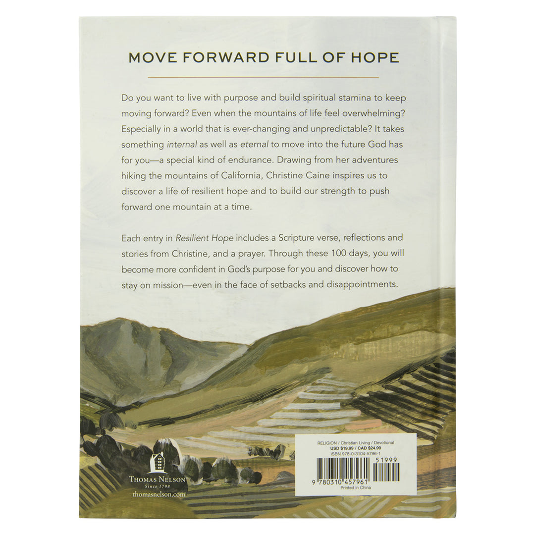 Resilient Hope: 100 Devotions For Building Endurance In An Unpredictable World (Hardcover)