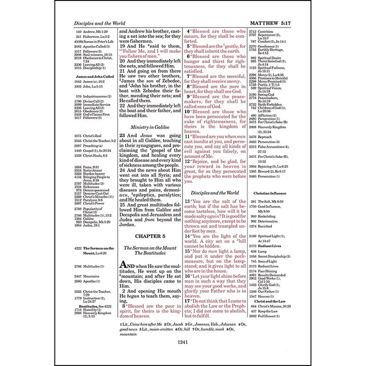 NASB (1977) Thompson Chain-Reference Red Letter Bible (Hardcover)