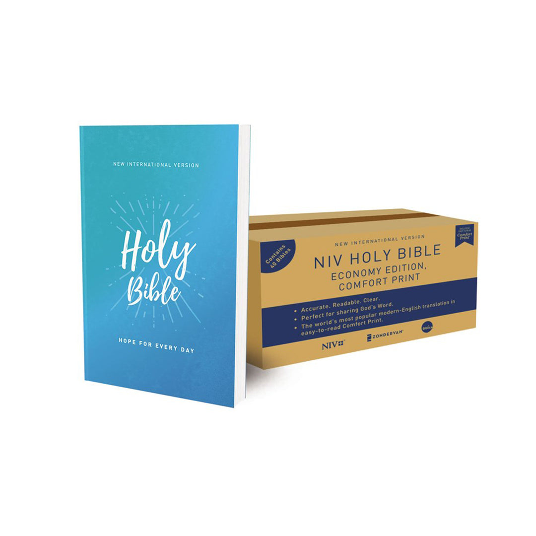 NIV Holy Bible Economy Edition Case Of 40 (Comfort Print)(Paperback)