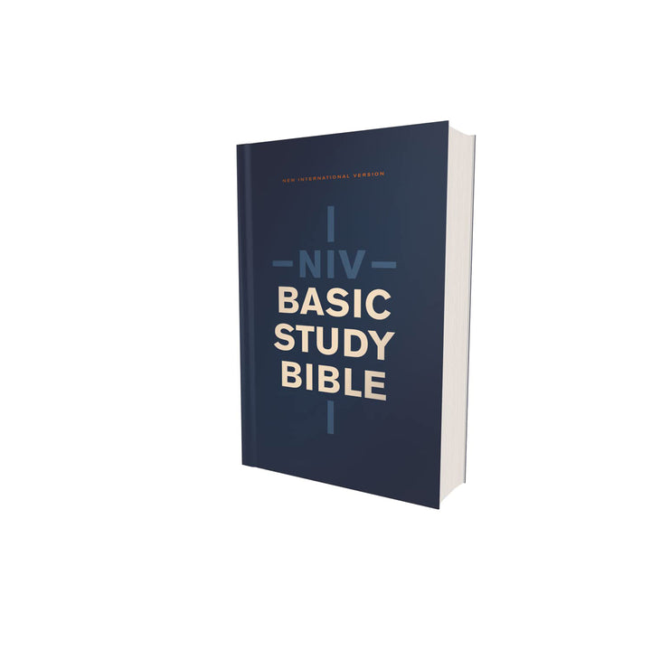 NIV Basic Study Bible, Economy, Blue, Red Letter (Paperback)
