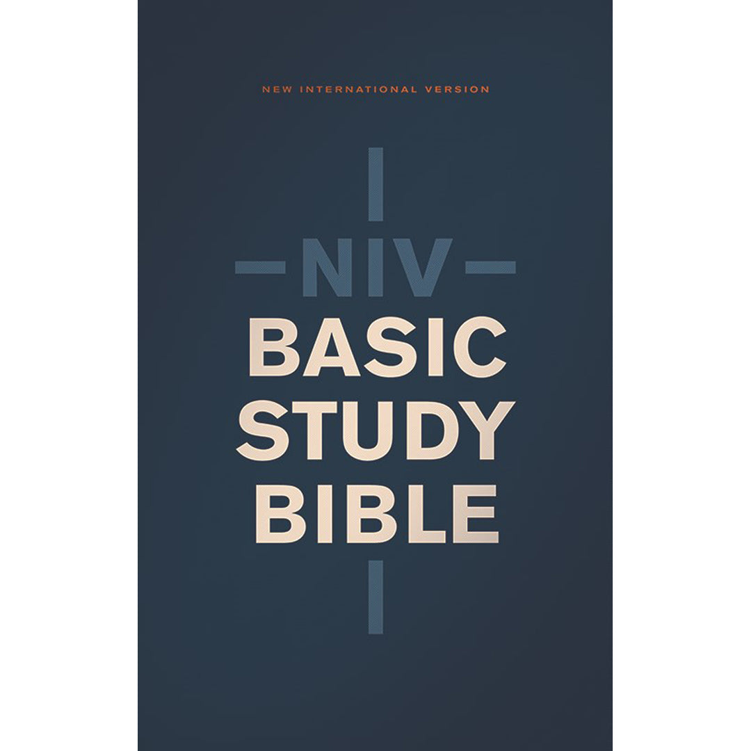 NIV Basic Study Bible, Economy, Blue, Red Letter (Paperback)