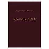 NIV Holy Bible Compact Burgundy Comfort Print (Paperback)