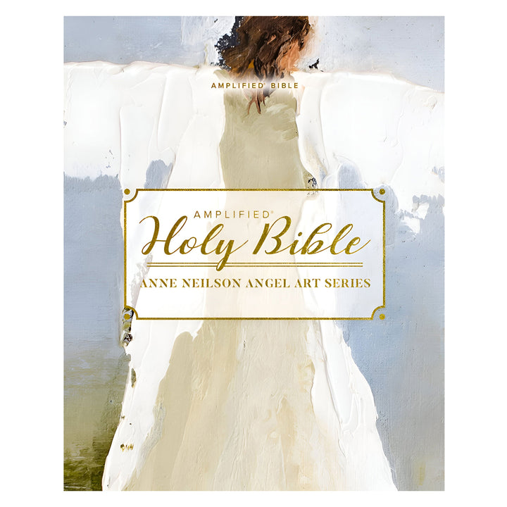 Amplified Blue Imitation Leather Anne Neilson Angel Art Series Holy Bible