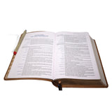 NIV Tan Imitation Leather Personal Size Student Bible Comfort Print 