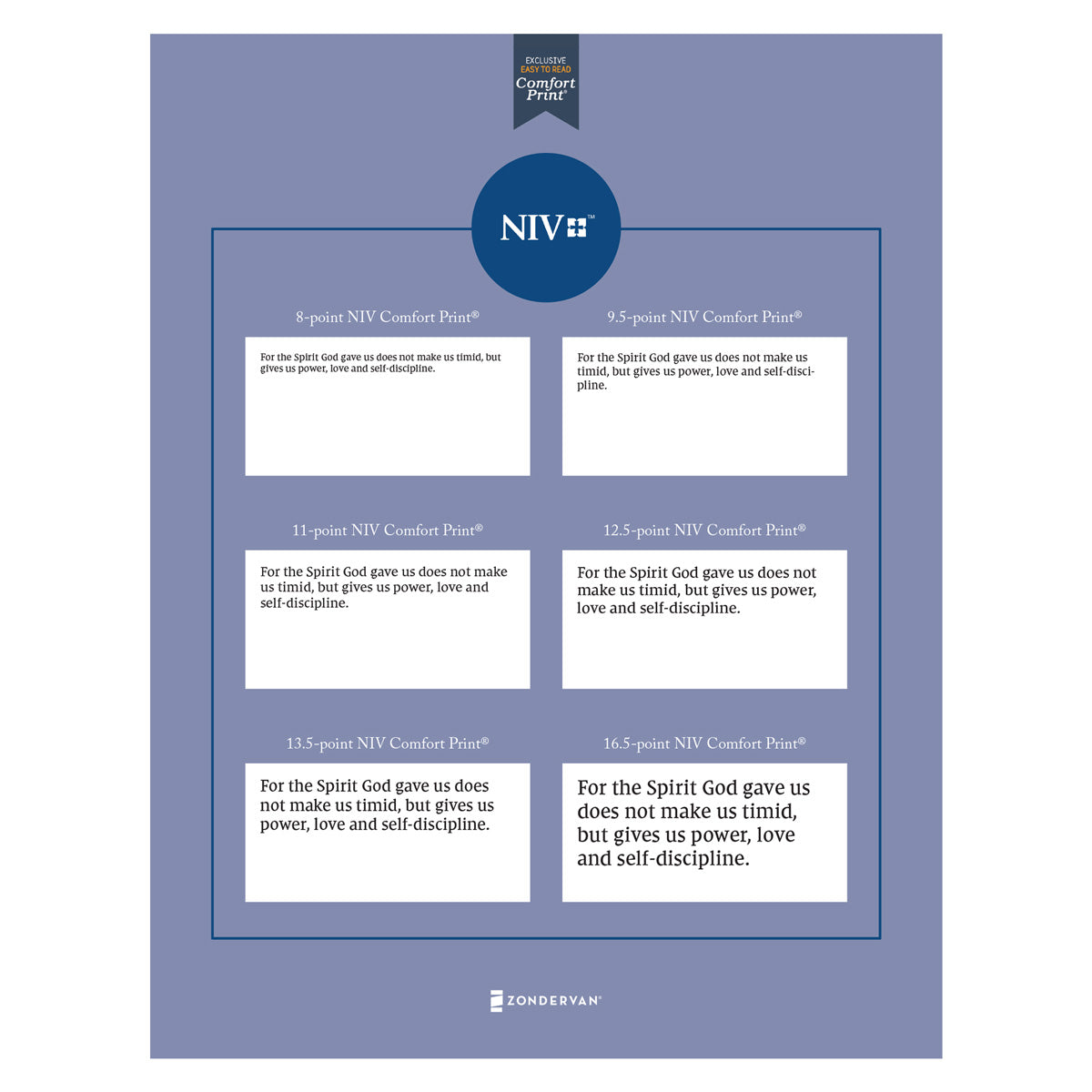 NIV Tan Imitation Leather Personal Size Student Bible Comfort Print 