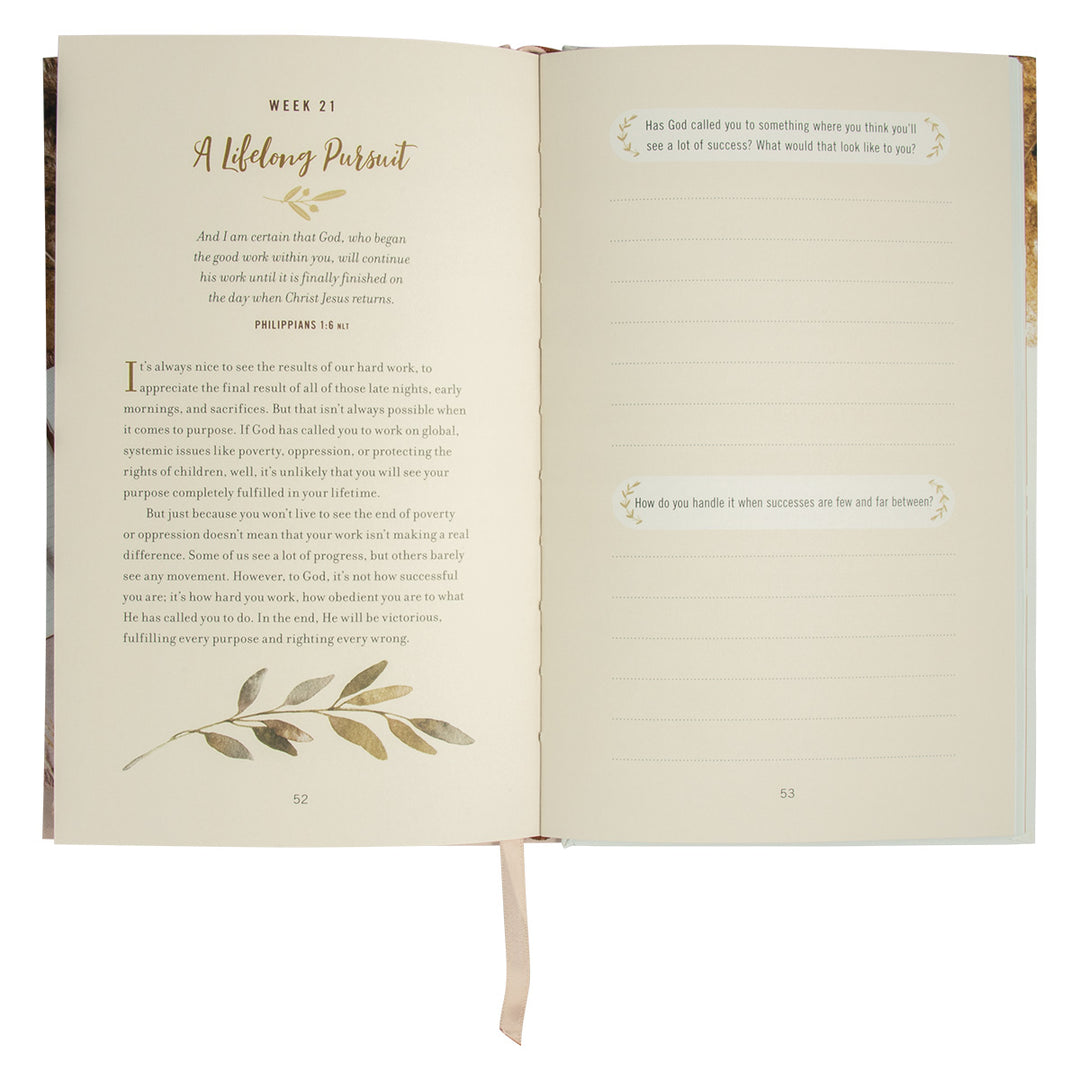 The Weekly Purpose Project: A Challenge To Journal (Hardcover)