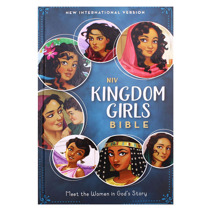 NIV Blue Hardcover Kingdom Girls Bible Comfort Print