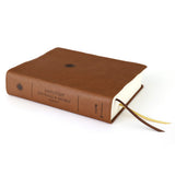 Amplified Brown Imitation Leather Journal the Word Bible
