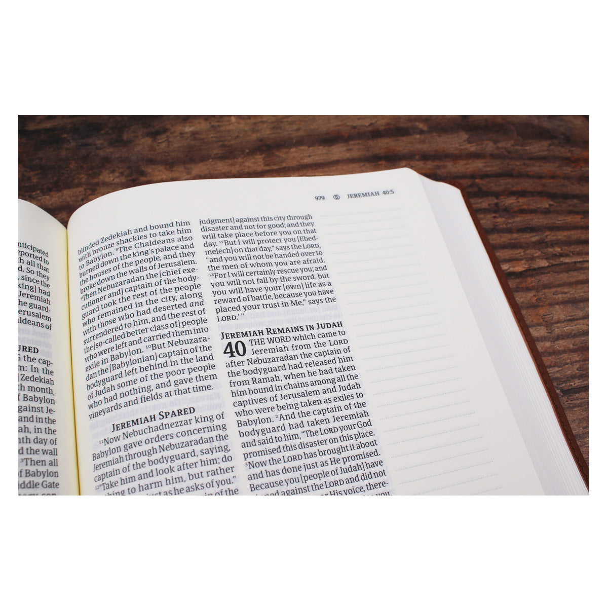 Amplified Brown Imitation Leather Journal the Word Bible – CUM Books