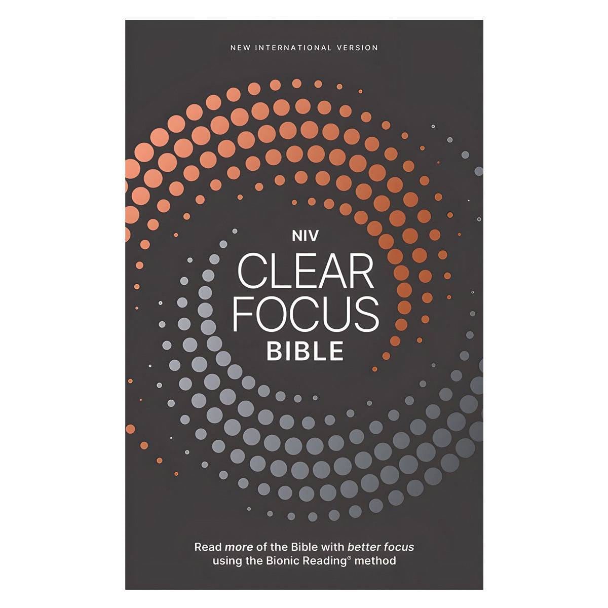 NIV Charcoal and Copper Hardcover Clear Focus Bionic Reading Bible