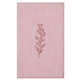 NIV Pink Imitation Leather Spiritual Habits Bible Comfort Print