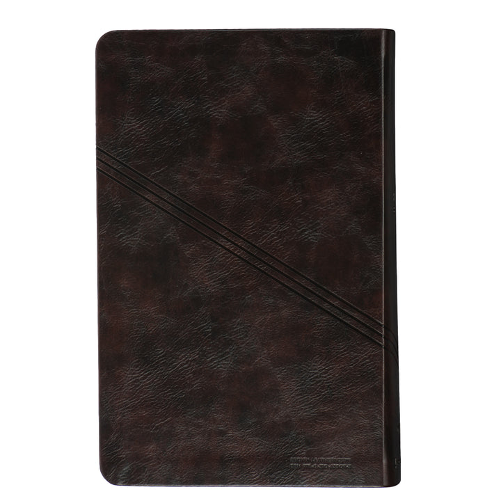 NIV Brown Faux Leather Personal Size Bible Giant Print