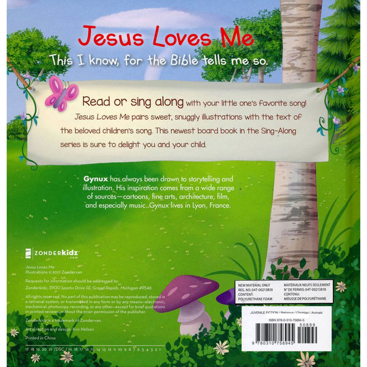 Jesus Loves Me (A Sing-Along Book)(Board Book)