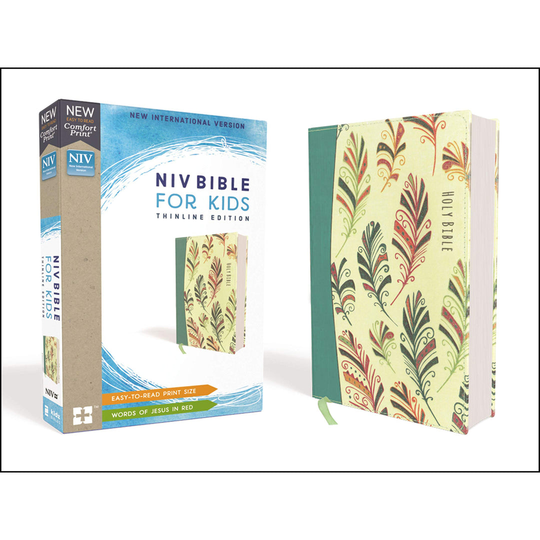 NIV Bible For Kids Red Letter Edition Teal (Comfort Print)(Paperback)