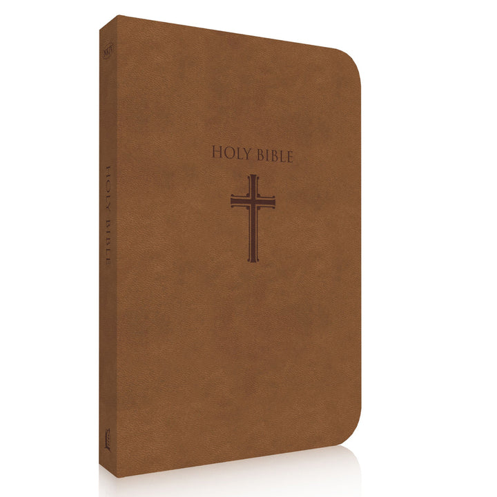 NKJV Brown Faux Leather Super Giant Print Bible