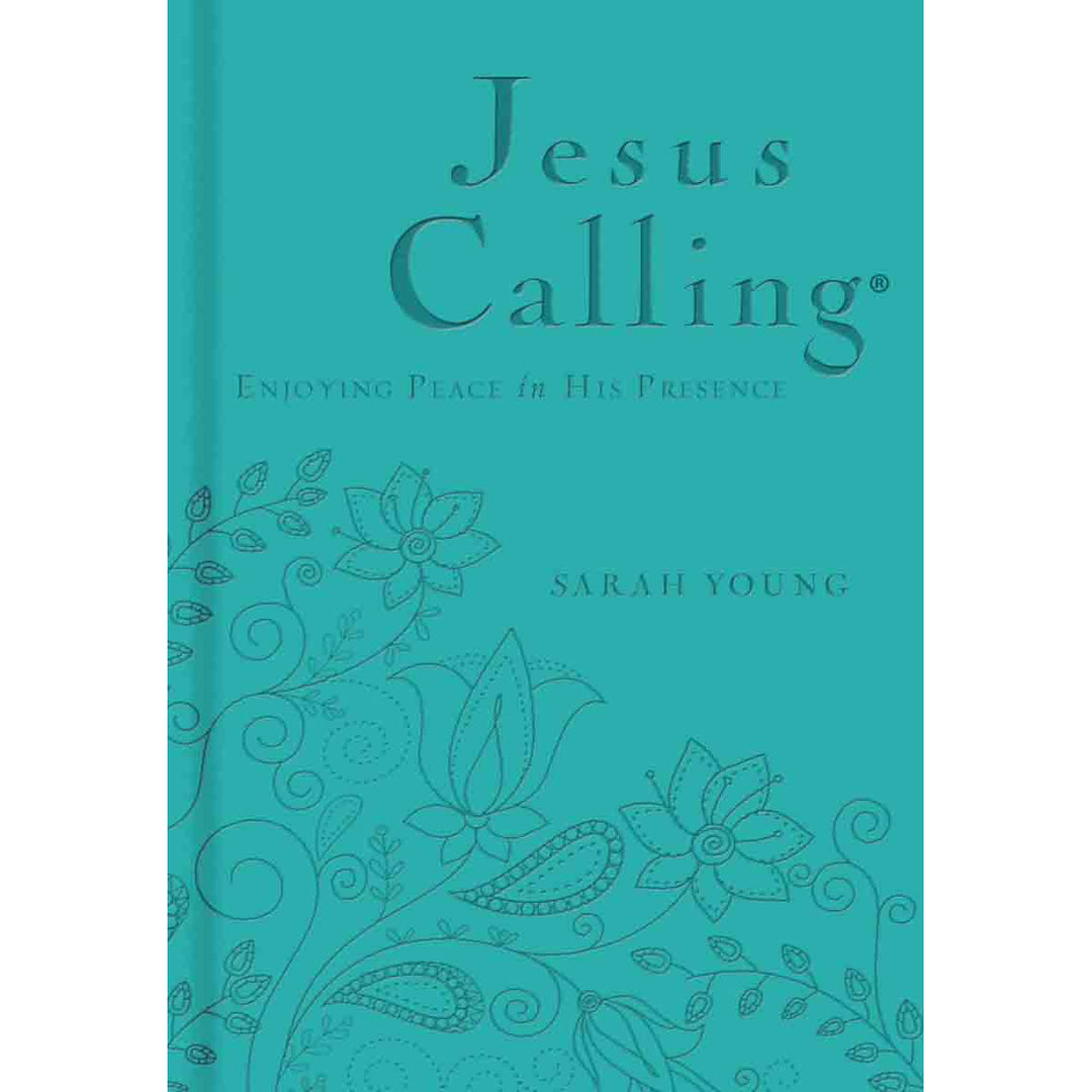 Jesus Calling: Deluxe Edition Teal (Imitation Leather)