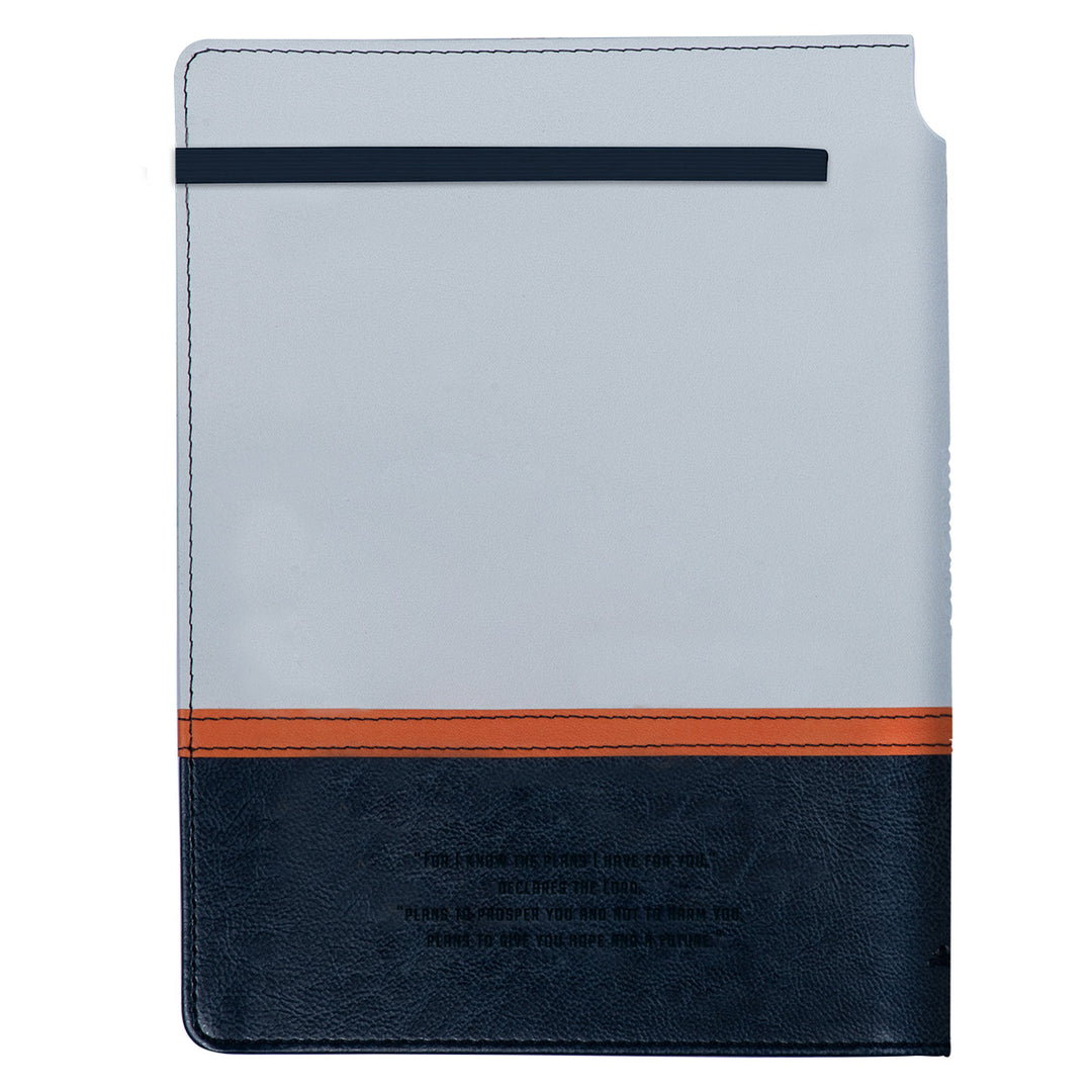 Hope And A Future Jeremiah 29:11 (Faux Leather Journal With Elastic Closure And Pen Holder)