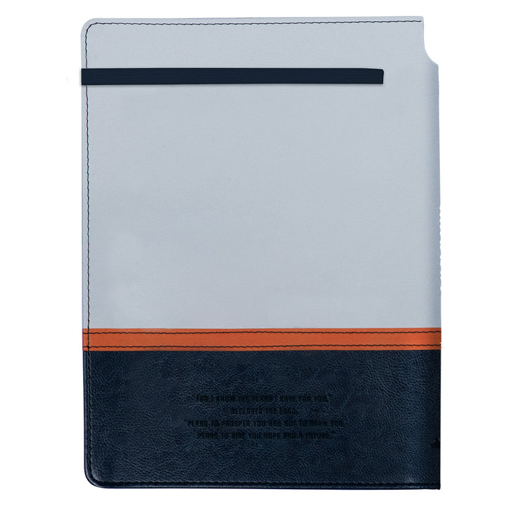 Hope And A Future Jeremiah 29:11 (Faux Leather Journal With Elastic Closure And Pen Holder)