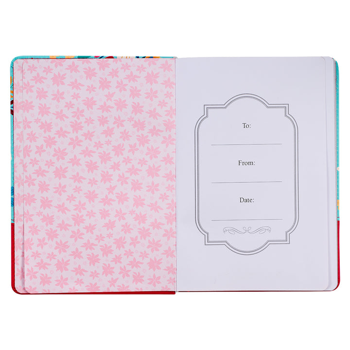 Overflowing Grace 2 Corinthians 9:8 (Faux Leather Journal With Elastic Closure And Pen Holder)