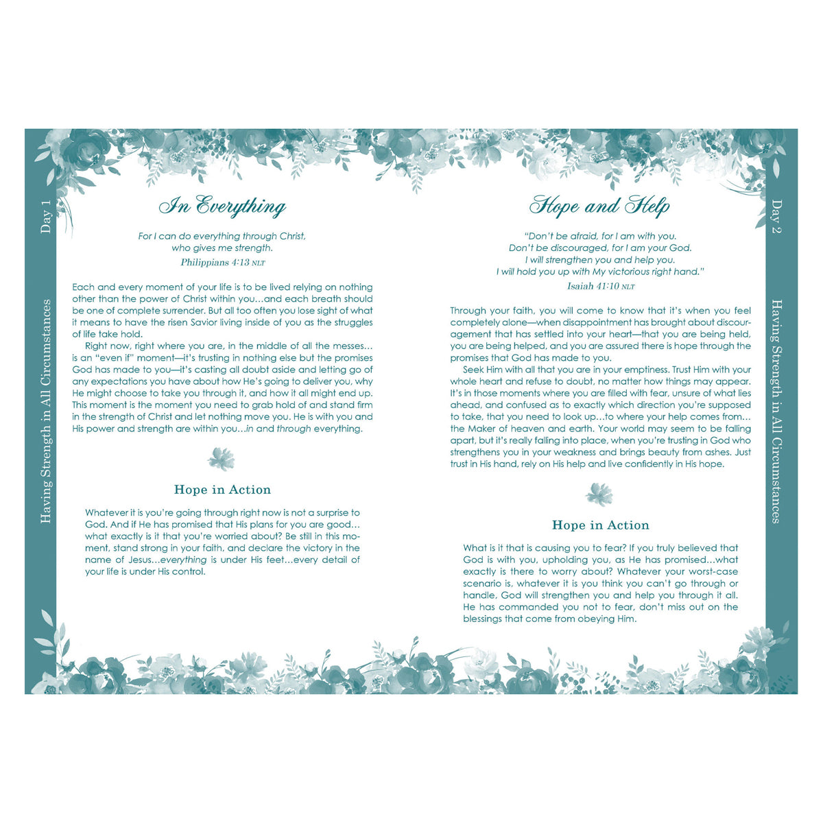 Living A Hope-Filled Life: A Year-Long Journey Of Experiencing God's Faithfulness PB